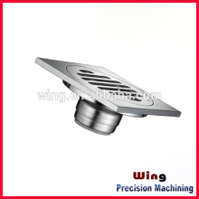 zinc floor drain with polishing